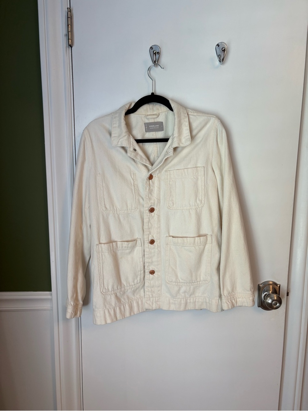 Everlane Off-White Chore Coat